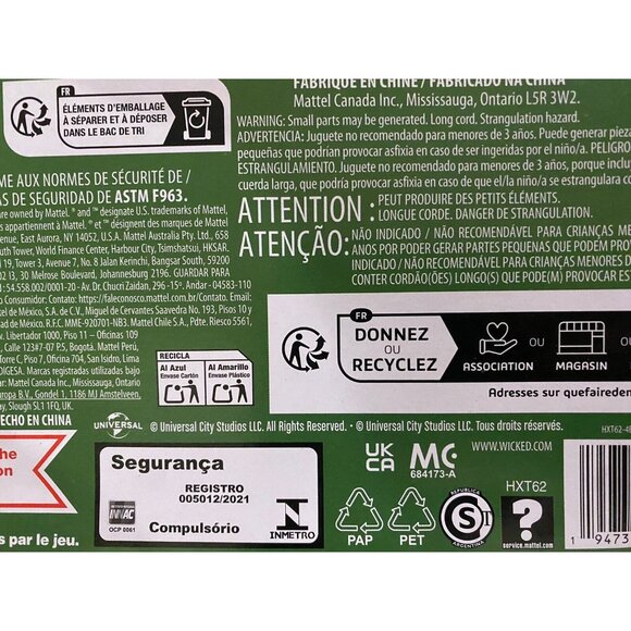 Collectible Wicked Movie Elphaba + Deluxe Glinda Dolls Url Misprint wicked.com - Picture 5 of 5